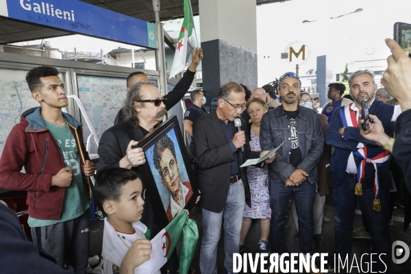 Débaptisation du metro Gallieni à Bagnolet par le nom de Josette et Maurice Audin.