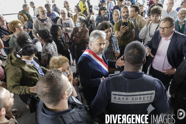 Débaptisation du metro Gallieni à Bagnolet par le nom de Josette et Maurice Audin.