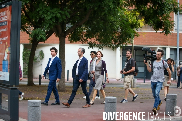 Vote d Antoine Maurice candidat à la mairie de Toulouse