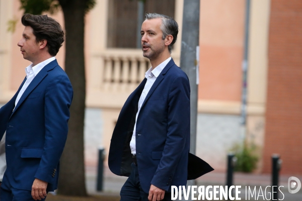 Vote d Antoine Maurice candidat à la mairie de Toulouse