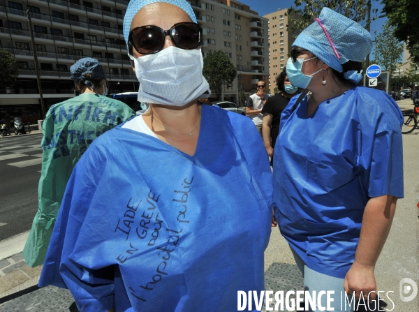 Manifestation des Soignants