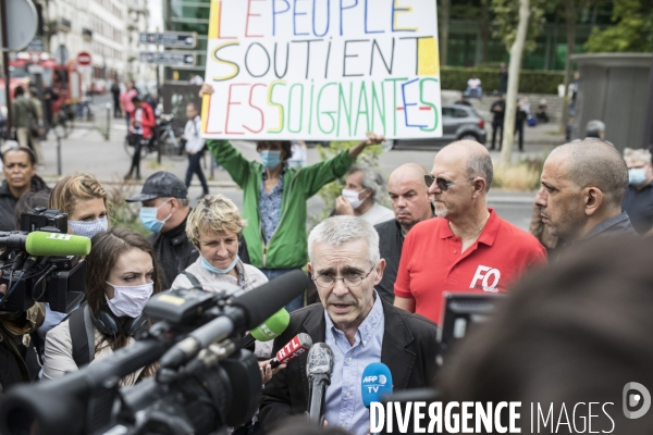 Manifestation des personnels de santé