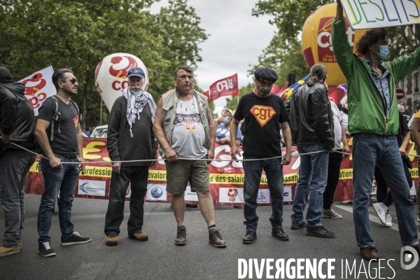 Manifestation des personnels de santé