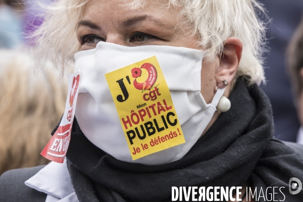 Manifestation des personnels de santé