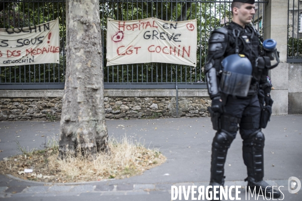 Manifestation des personnels de santé