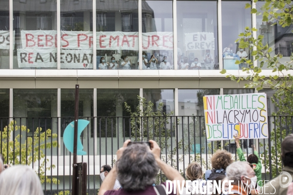 Manifestation des personnels de santé