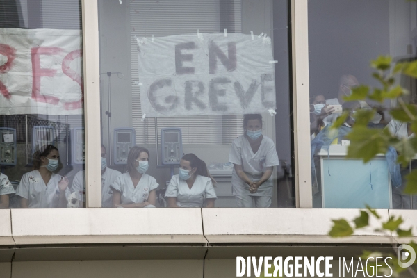 Manifestation des personnels de santé