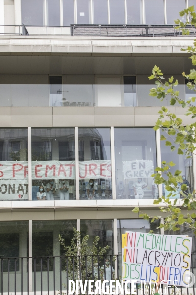 Manifestation des personnels de santé