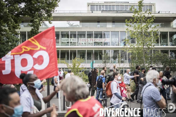 Manifestation des personnels de santé