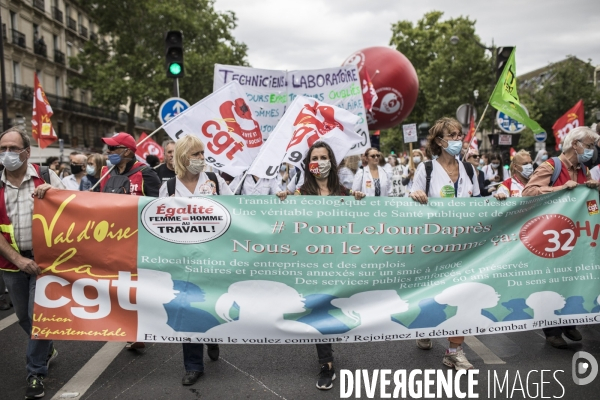 Manifestation des personnels de santé