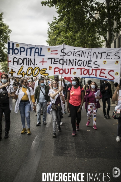 Manifestation des personnels de santé