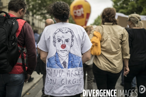 Manifestation des personnels de santé