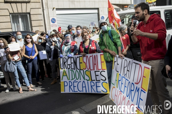 Manifestation contre la réforme d assurance chômage