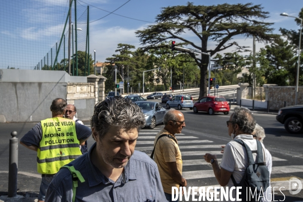 Concentration citoyenne en défense des espaces verts à Marseille
