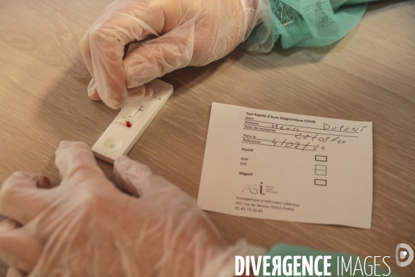 Campagne de depistage covid-19 avec tests serologiques