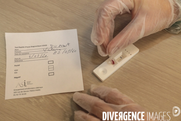 Campagne de depistage covid-19 avec tests serologiques