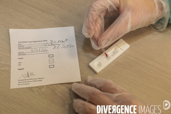 Campagne de depistage covid-19 avec tests serologiques