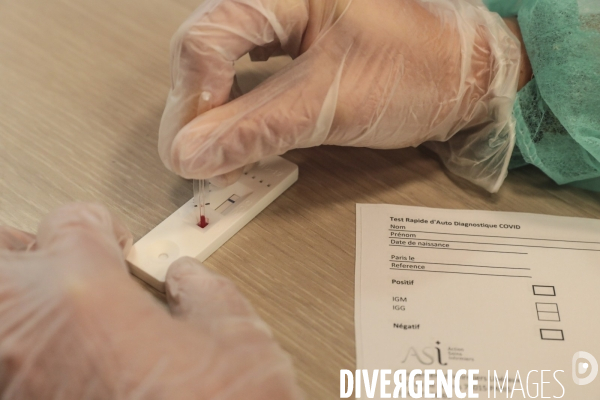 Campagne de depistage covid-19 avec tests serologiques