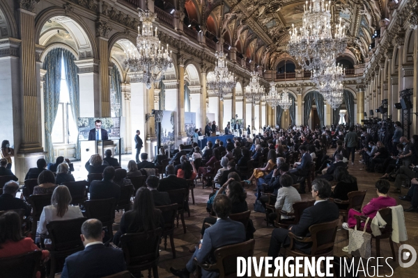 Election d Anne Hidalgo à la mairie de Paris.