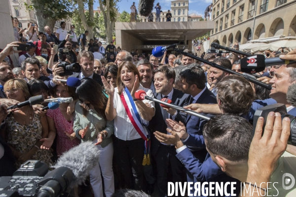 Michèle Rubirola est élue maire de Marseille