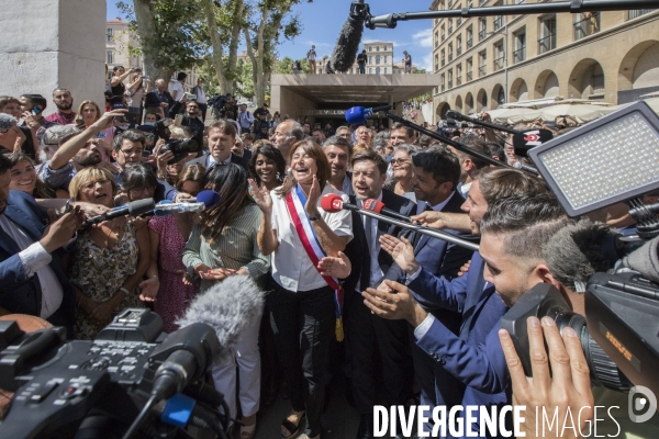 Michèle Rubirola est élue maire de Marseille