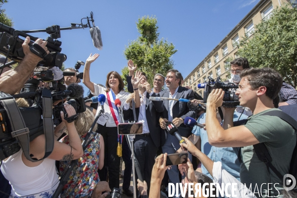 Michèle Rubirola est élue maire de Marseille