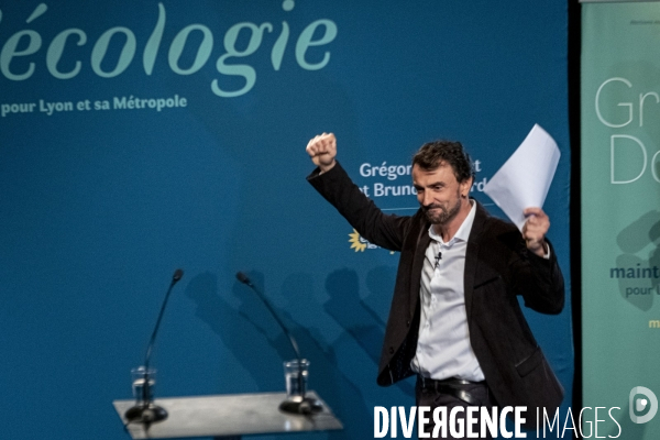 Elections Municipales à Lyon : Victoire de Grégory Doucet, EELV.