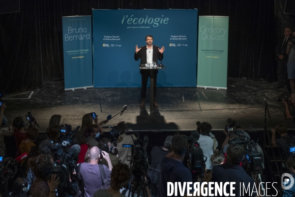 Elections Municipales à Lyon : Victoire de Grégory Doucet, EELV.