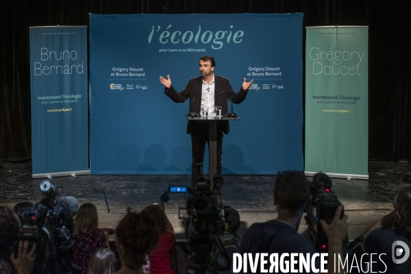 Elections Municipales à Lyon : Victoire de Grégory Doucet, EELV.