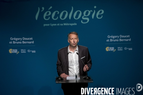 Elections Municipales à Lyon : Victoire de Grégory Doucet, EELV.