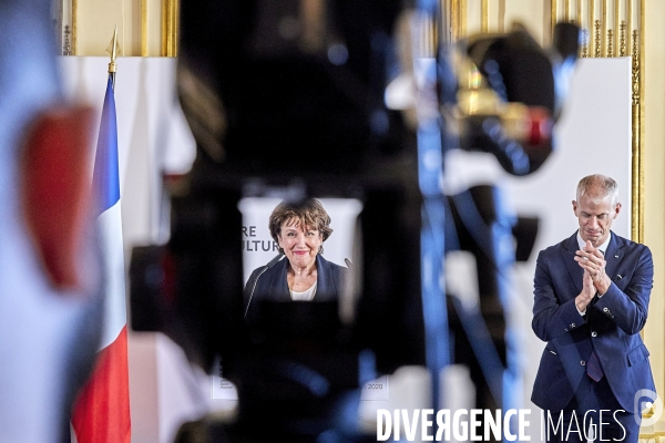 Passation de pouvoir Bachelot et Riester Ministere Culture