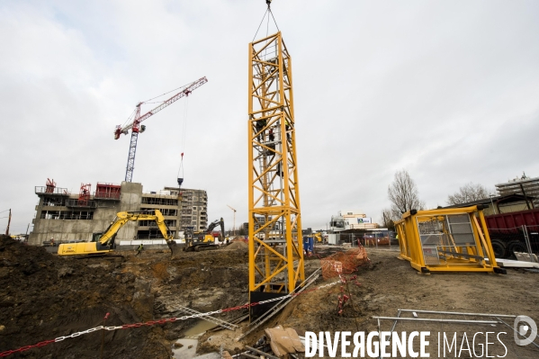 Montage d une grue