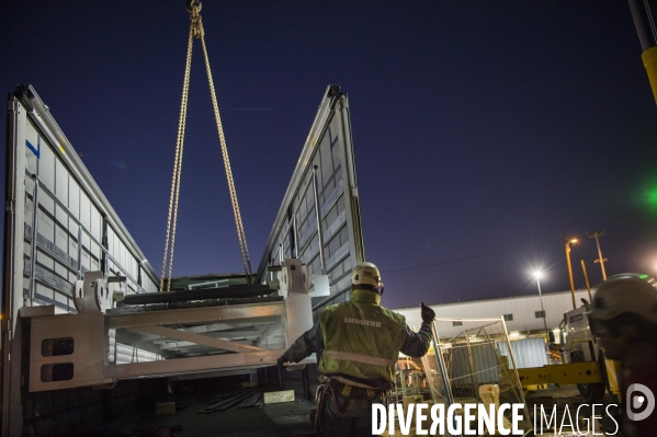 Montage d une grue