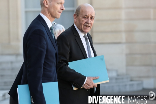 1er conseil des ministres du gouvernement castex