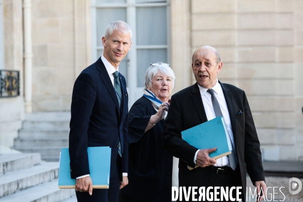 1er conseil des ministres du gouvernement castex