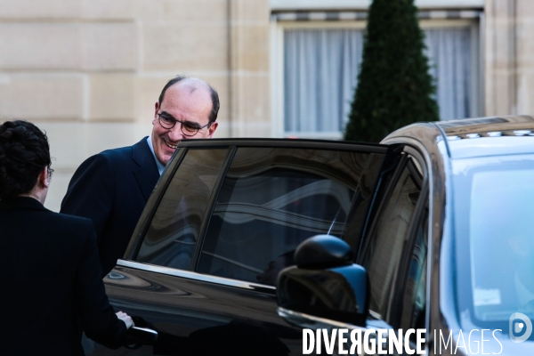 1er conseil des ministres du gouvernement castex