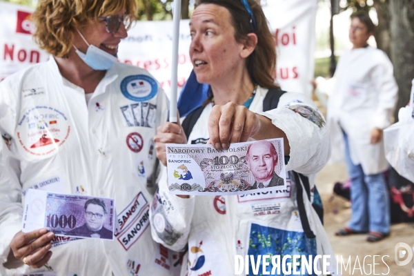 Manifestation des salariés de Nokia à Paris contre l annonce des suppressions d emplois