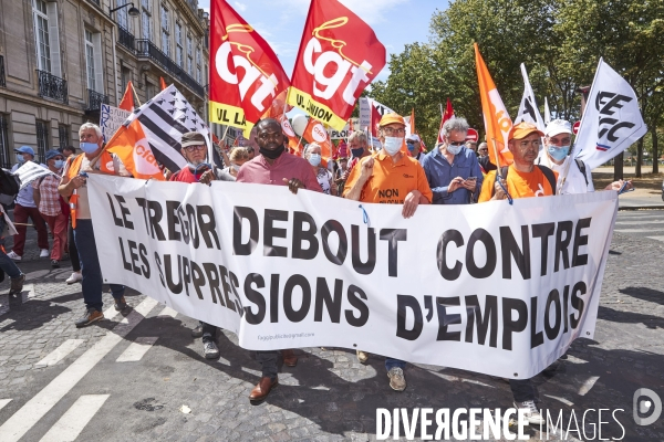 Manifestation des salariés de Nokia à Paris contre l annonce des suppressions d emplois