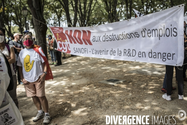 Manifestation des salariés de Nokia Lannion