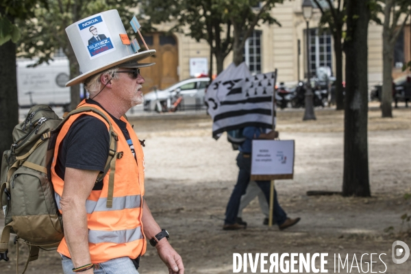 Manifestation des salariés de Nokia Lannion