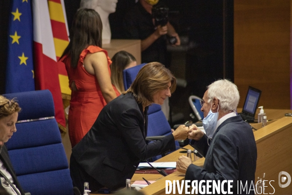 Martine Vassal est réélue présidente de la Metropole Aix-Marseille