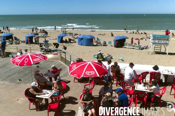 Illustration plages à Villers sur Mer