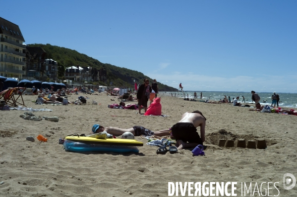 Illustration plages à Villers sur Mer