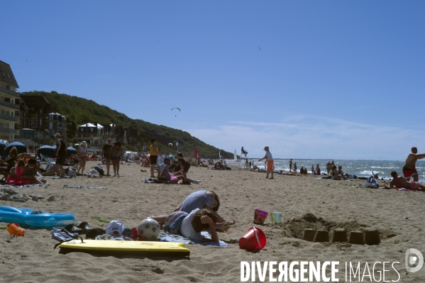 Illustration plages à Villers sur Mer