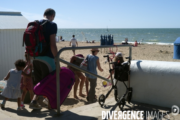 Illustration plages à Villers sur Mer