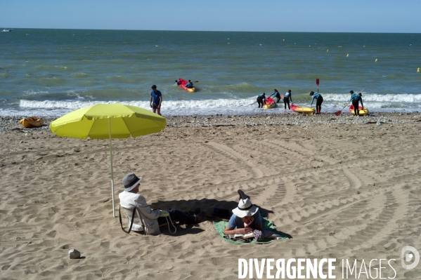 Illustration plages à Villers sur Mer