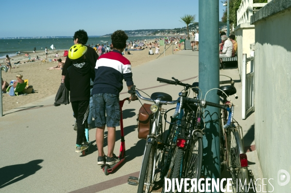 Illustration plages à Villers sur Mer