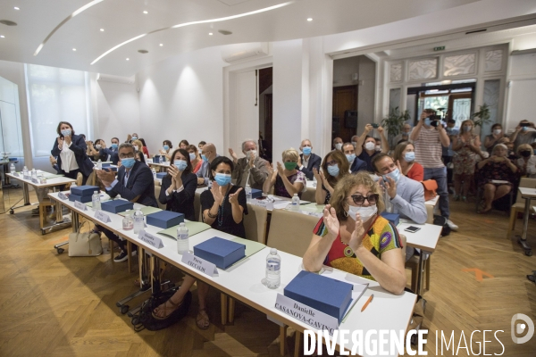 Journée éléctorale à la mairie du 6-8 à Marseille