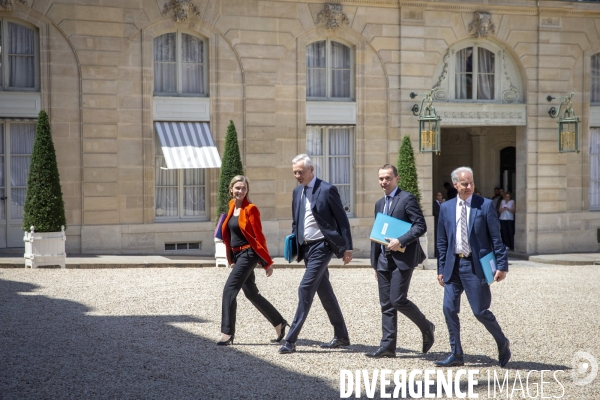 Premier conseil des ministres du gouvernement Castex