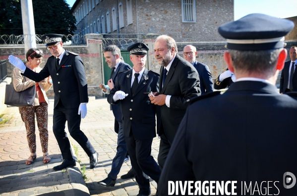 Déplacement d Eric DUPOND MORETTI au centre pénitentiaire de Fresnes